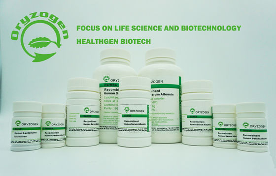 La albúmina humana recombinante del origen del grano del arroz TIENE peso molecular 66.5KD para el equipo de diagnóstico