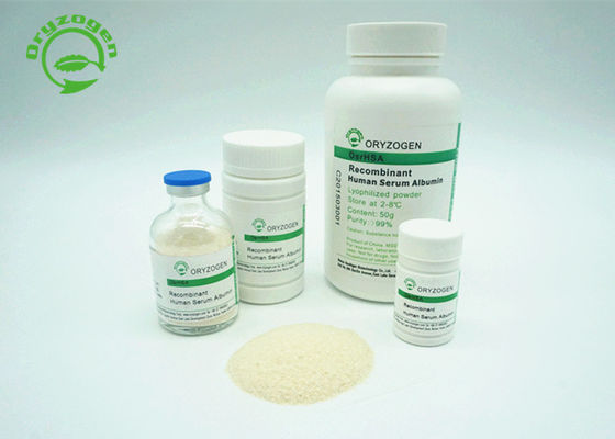 La pureza del 99% recombinante ha derivado del arroz la misma secuencia que el plasma TIENE