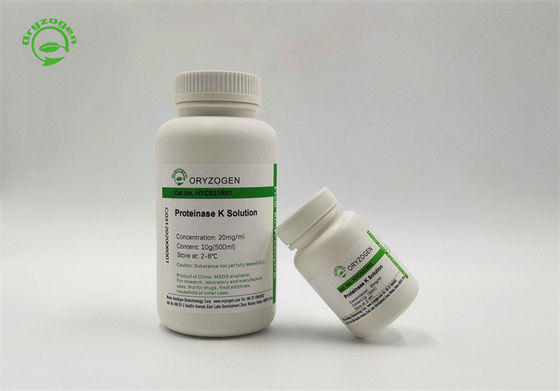 Proteinasa recombinante K del certificado del ISO usada en la extracción CAS 39450-01-6 de la DNA