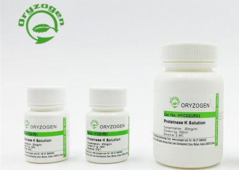 reactivo de laboratorio de alta calidad recombinante de la proteinasa K del paquete de 1g 10g 50g 100g