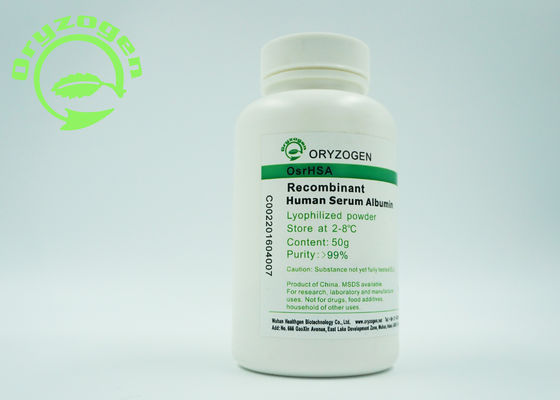 La albúmina humana recombinante de CAS 70024-90-7 TIENE con menos que la endotoxina 0.125EU/Mg