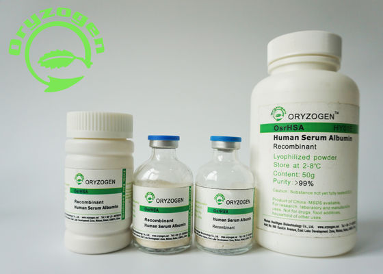 La albúmina de suero recombinante de la endotoxina baja TIENE cultivo celular para la fabricación/la formulación vaccíneas