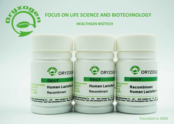 La lactoferrina humana recombinante Russetish de la pureza mayor de 95% liofilizó el polvo 80KD