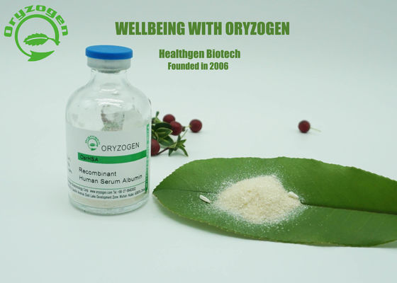 Origen de planta orgánico antienvejecedor humano recombinante beige ligero de la albúmina de suero 66.5kD