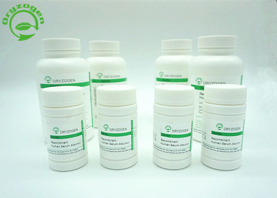 El ISO certificó la albúmina de suero recombinante ha derivado del arroz tiene pureza elevada