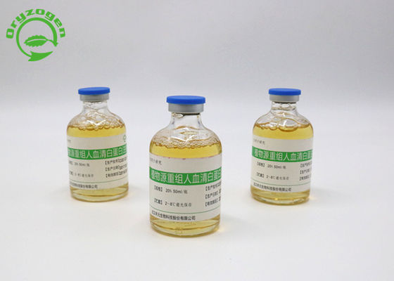 Líquido humano recombinante molecular de la albúmina de suero del peso 65 KD en terapia celular