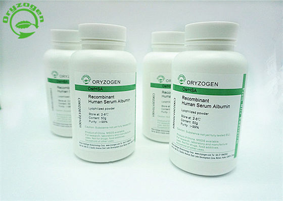 Albúmina humana recombinante Sativa del Oryza para los diagnósticos CAS No .70024 90 7